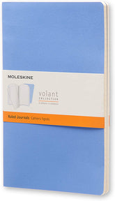 Moleskine Volant Ruled Large Notebook Set of 2 Royal Blue - Al Masam Stationery LLC