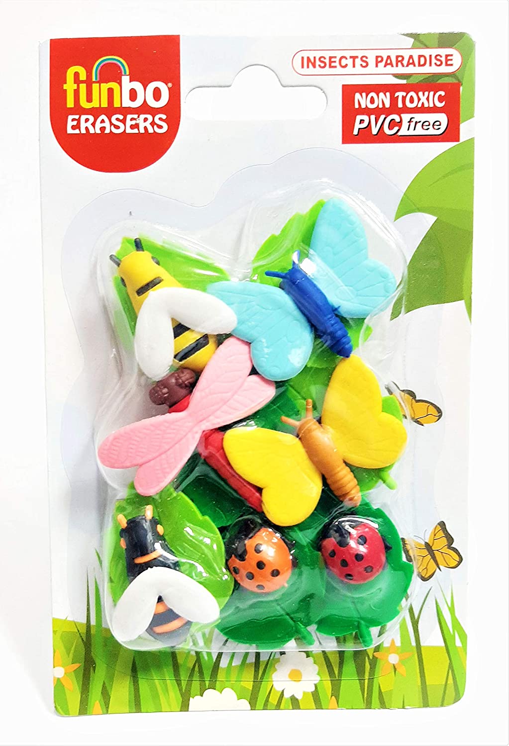Funbo 3D Eraser in Blister Pack-Insect - Al Masam Stationery LLC