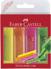 FABER-CASTELL Super-Fluorescent Highlighter - (Pack of 4) - Al Masam Stationery LLC