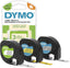 DYMO LETRA TAG TAPE WITH 3 PACK ASSORTED COLORS - (DYS0721800) - Al Masam Stationery LLC