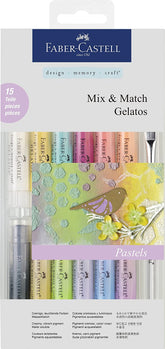 FABER-CASTELL Water sol.crayons Gelatos Pastels Set - Al Masam Stationery LLC