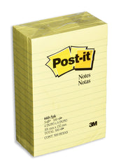 Post It 3M 660-5pk 4x6 inches Lined Notepad
