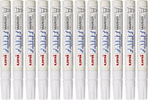 Uni PX20 Paint Marker Bullet Tip White (Pack of 12) - Al Masam Stationery LLC