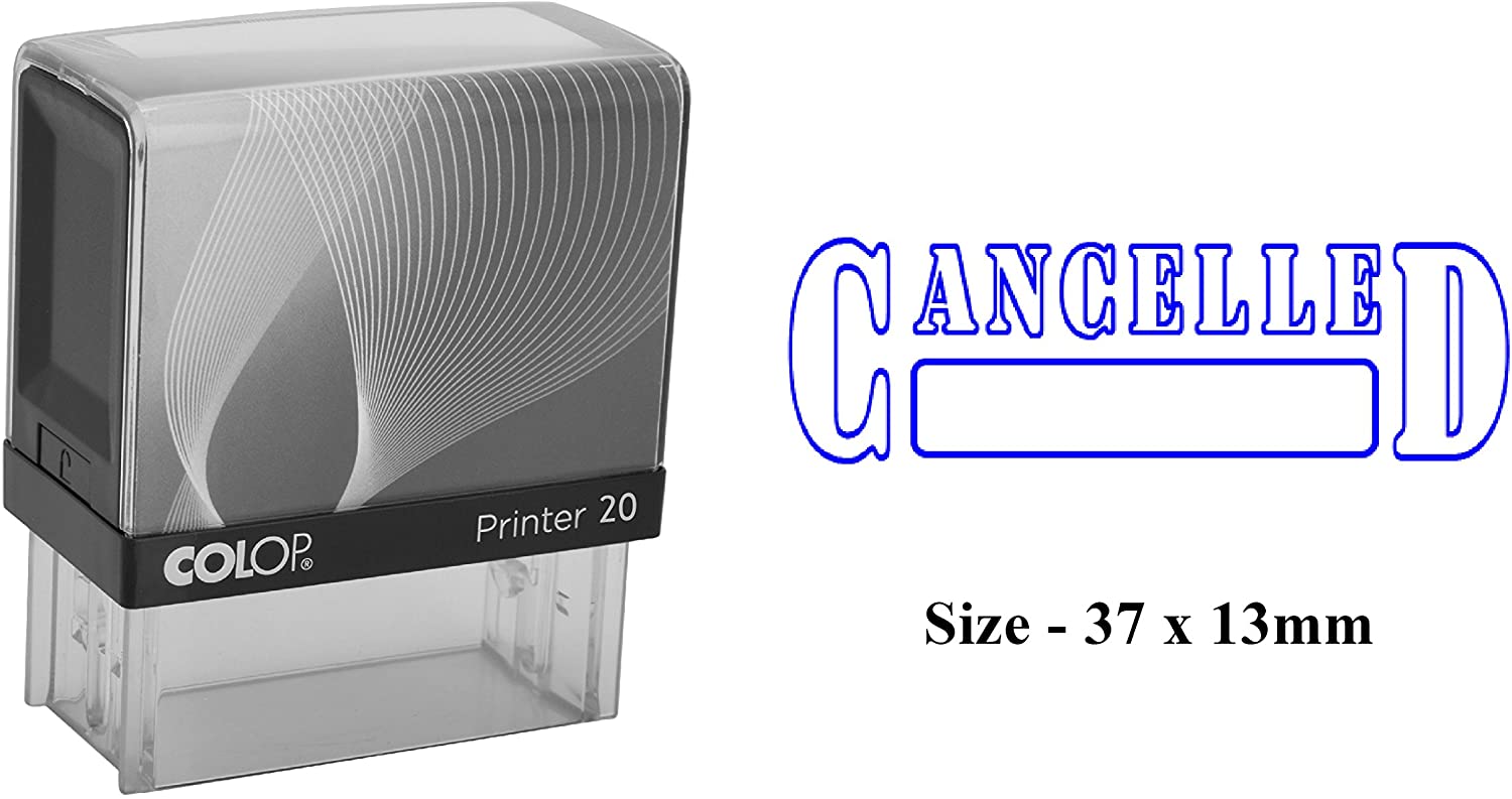 COLOP STAMP CANCELLED STAMP