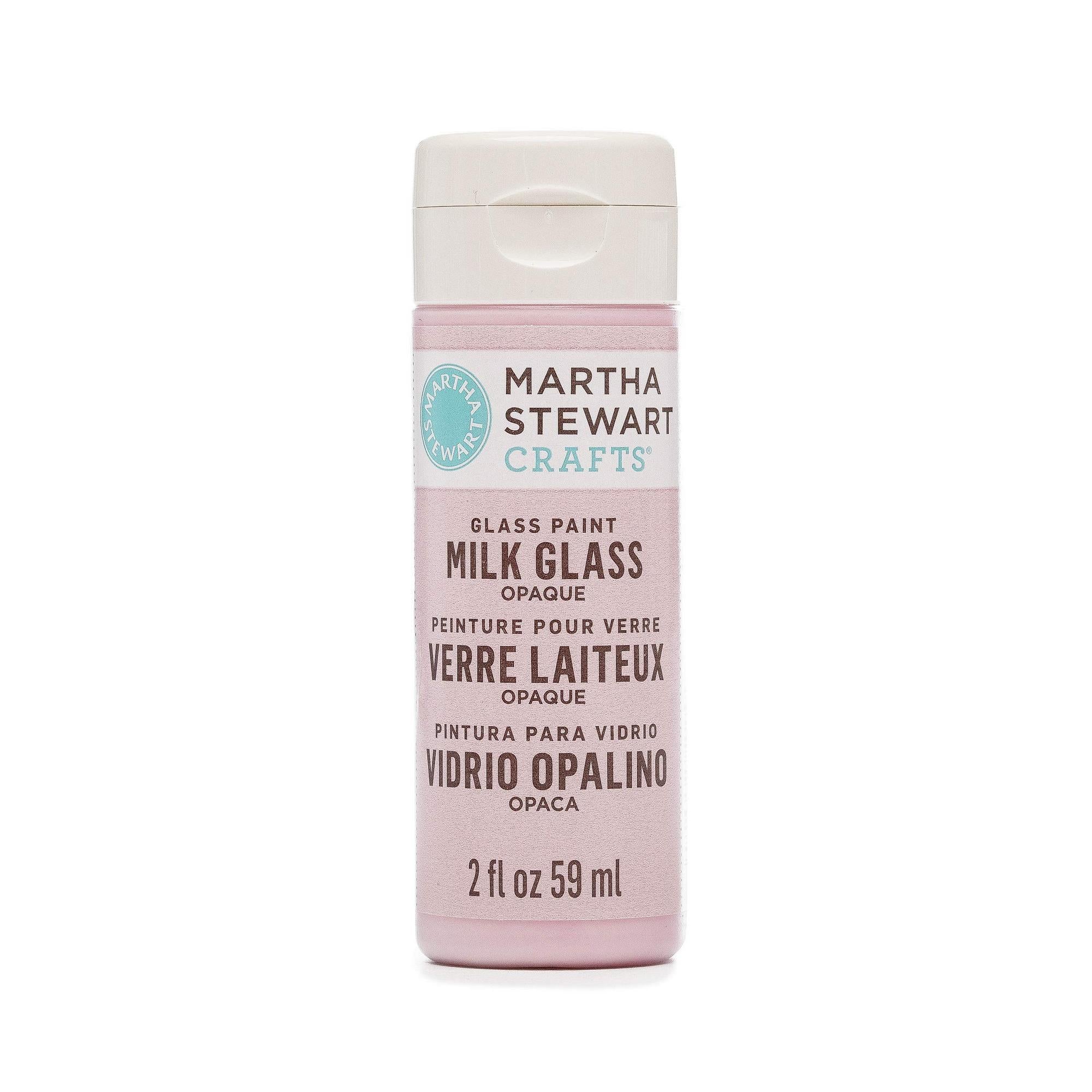 Martha Stewart Milk Glass Paint 20Z Lilac Milk Glass - MSP 22458 - Al Masam Stationery LLC
