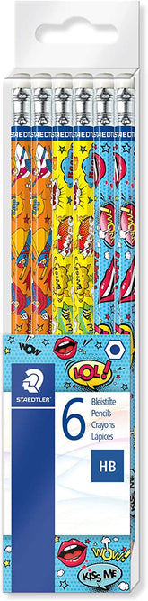 Staedtler 172 COT Graphite Pencils Comic Blister of 6 pcs - Al Masam Stationery LLC