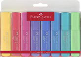 FABER-CASTELL Highlighter TL 46 Pastel Wallet of 8 - Al Masam Stationery LLC