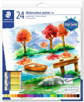 Staedtler 8880 Water Color Paints Tubes - (24 Pcs) - Al Masam Stationery LLC