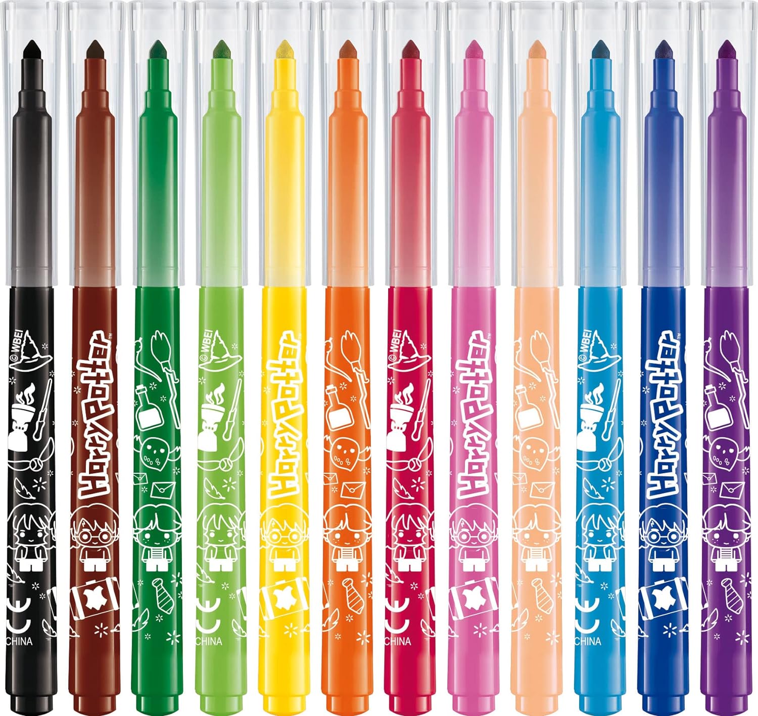 Maped Harry Potter Design Felt Color Pen Multicolor (Pack of 12 Colors) - Al Masam Stationery LLC