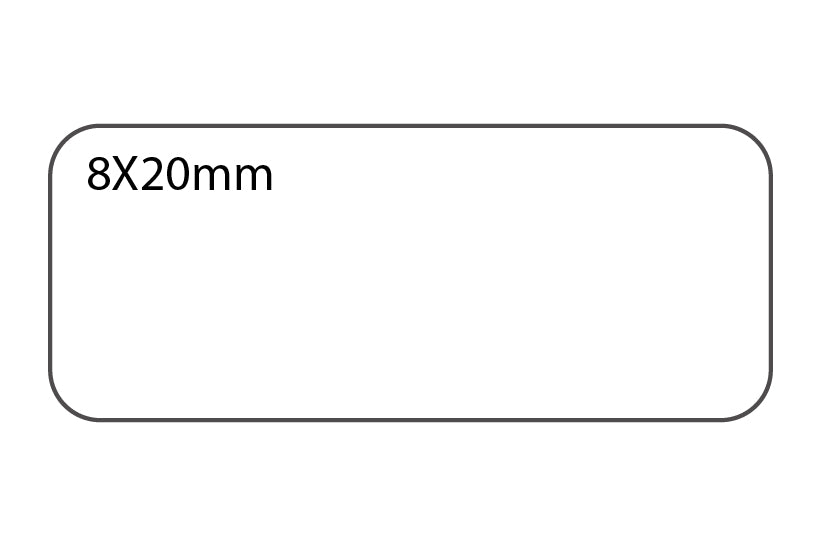 SELF ADHESIVE OFFICE LABEL-8X20mm - Al Masam Stationery LLC