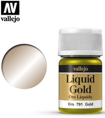 VALLEJO LIQUID GOLD 791-35ML. GOLD
