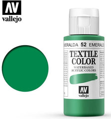 Vallejo Textile Color 52: 60 Ml. Emerald Green