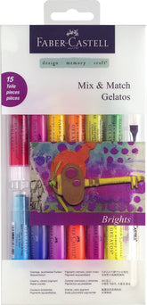 FABER-CASTELL Water sol.crayons Gelatos Brights Set - Al Masam Stationery LLC