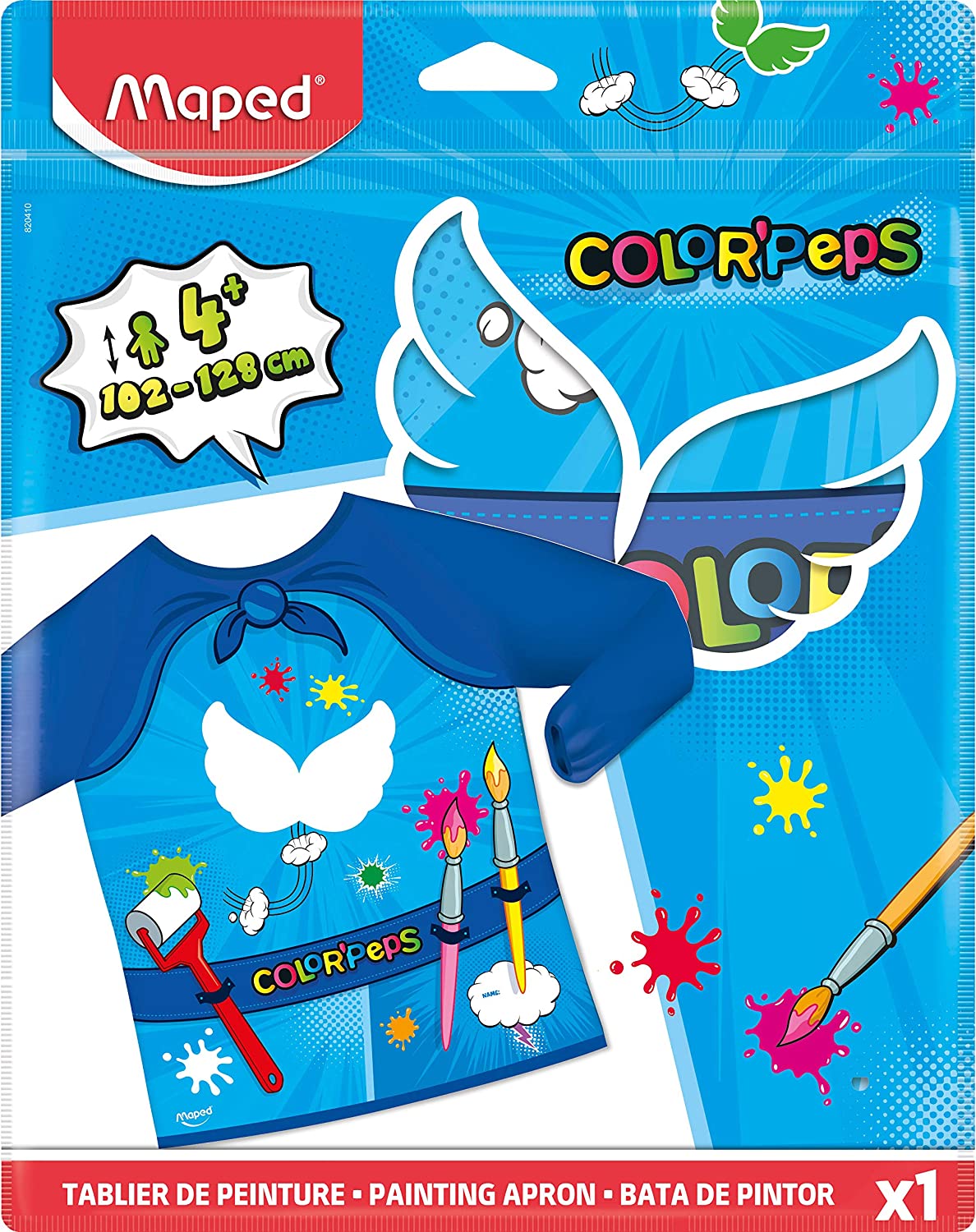Maped Color Peps Painting Apron-Super Heroes 4+ - Al Masam Stationery LLC