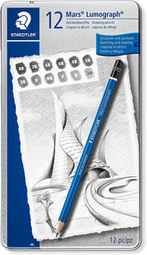 Staedtler Mars Lumograph Pencil - (Pack of 12) - Al Masam Stationery LLC
