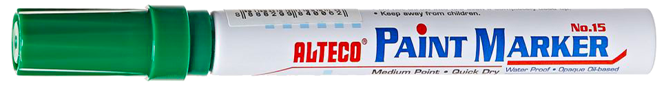 ALTECO PAINT MARKER (1X12) GREEN