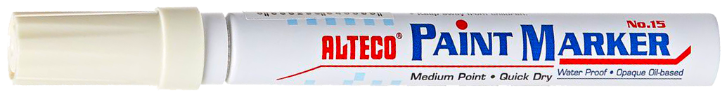 ALTECO PAINT MARKER - WHITE
