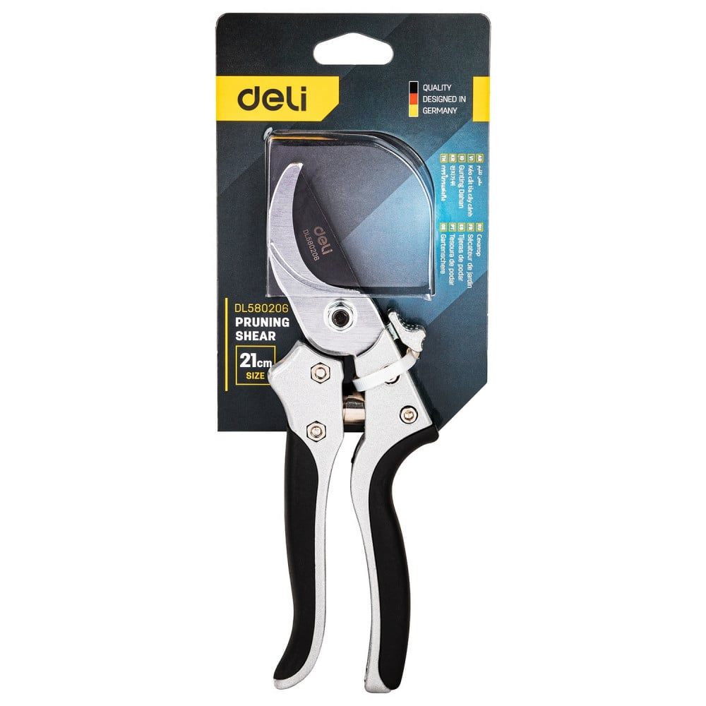 Deli 580206 Gardening Pruning Shears 8" - Al Masam Stationery LLC