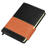 FIS Diary 2024 A5, Soft Italian PU, Sewn, Cover (Arabic/English) Brown Flap