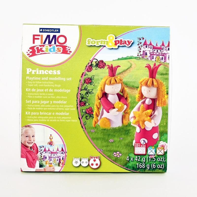 Fimo Kids Form & Play Princess 4x42g - Al Masam Stationery LLC