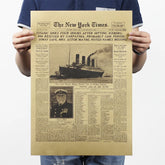 ELMAS Classic NY Times Titanic Shipwreck Wall Decor Stickers - Al Masam Stationery LLC