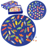 ELMAS Wooden Board Game Memory Chess Candy Matching Toy - Al Masam Stationery LLC