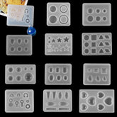 ELMAS Silicone Jewelry Molds - Heart, Round & Rectangle Shapes - Al Masam Stationery LLC