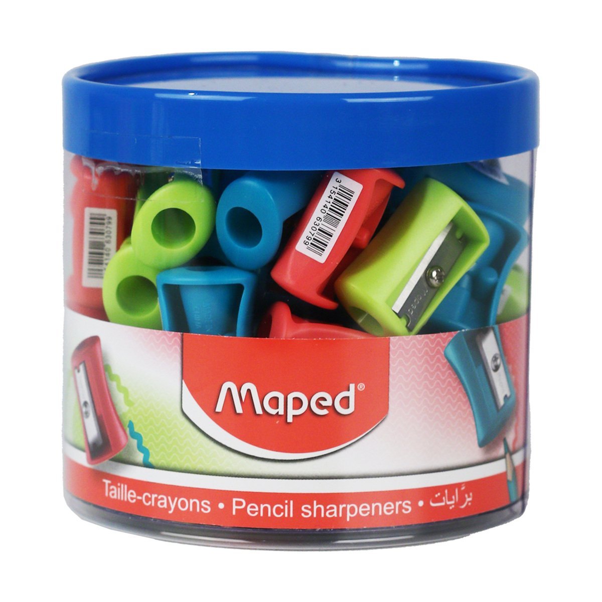 Maped 1 Hole Vivo Pastels Sharpner Pack - Al Masam Stationery LLC