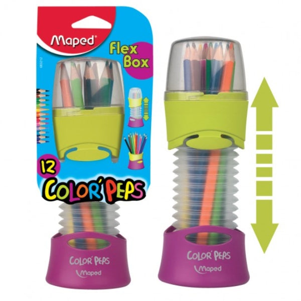 Maped Color Peps Flex Box Col Flex 12Col Set - Al Masam Stationery LLC