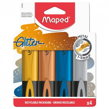 Maped Harry Glitter Metalic Highlighter Pack - Al Masam Stationery LLC