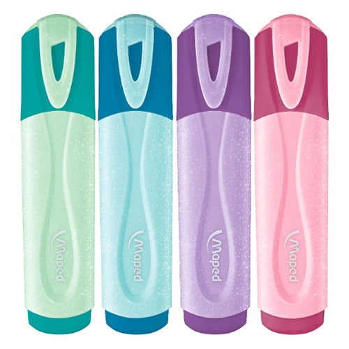 Maped Harry pastel Glitter Highlighter 4 Colors Pack - Al Masam Stationery LLC