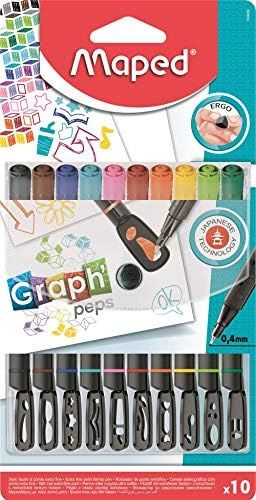 Maped GraphPeps Fineliner Mania Pouch - Al Masam Stationery LLC