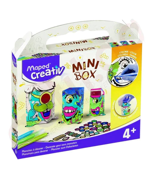 Maped Creative Mini Box Monster to Decorate - Al Masam Stationery LLC