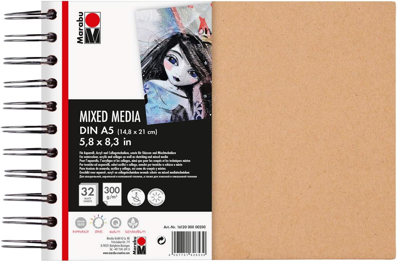 Marabu Ring Binder Mixed Media Pad