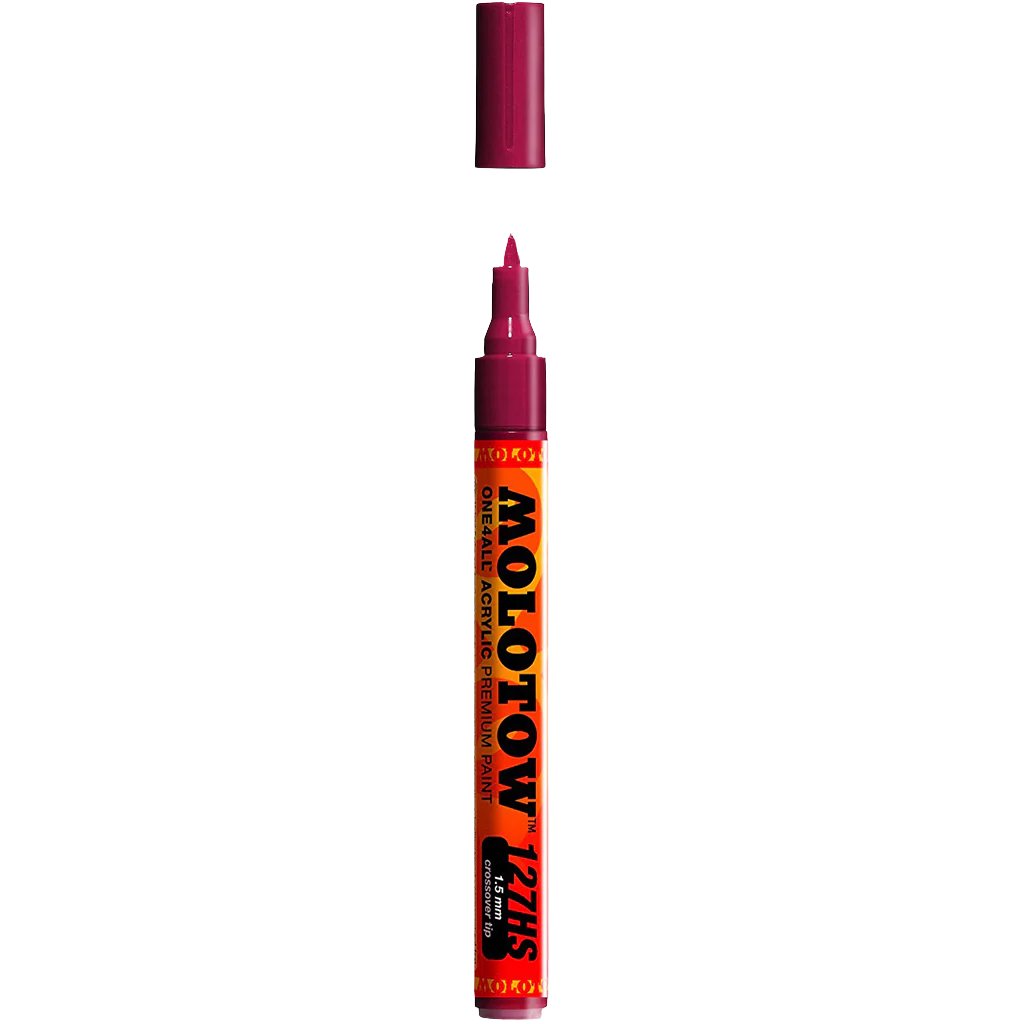 Molotow Board Tip Marker 127Hs 1.5Mm Burgundy - Al Masam Stationery LLC