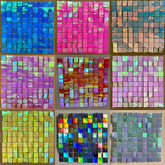 ELMAS Transparent 6/12/24Pcs Glitter Sequins Wall Panels - Al Masam Stationery LLC