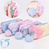 ELMAS Kawaii Plush Pen Bag - Stylish Organizer for Girls - Al Masam Stationery LLC