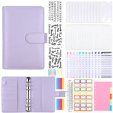 ELMAS 62pcs/set A6 Leather Ring Binder Notebook Organizer - Al Masam Stationery LLC