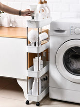 ELMAS 1pcs 3/4 Tier Rolling Utility Cart Storage Shelf - Al Masam Stationery LLC