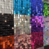 ELMAS 33 Colors Square Shimmer Wall Panels for Parties - Al Masam Stationery LLC
