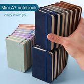 ELMAS Mini Book A7 Portable Leather Waterproof Notebook - Al Masam Stationery LLC