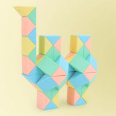 ELMAS Magic Snake Cube Blocks 3D Puzzle STEM Toy - Al Masam Stationery LLC