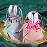 ELMAS Rabbit Leather Gift Bags For Easter Party Decor - Al Masam Stationery LLC