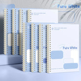 ELMAS A5 Coil Notebook Simple Blue Cute Notebook for Students - Al Masam Stationery LLC