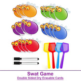 ELMAS Dry Erasable Fly Cards for Montessori Learning - Al Masam Stationery LLC