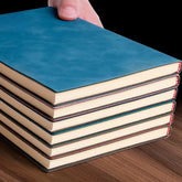 ELMAS A5 Leather Book Skin Notepad for Business Use - Al Masam Stationery LLC