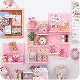ELMAS Punch Free Pegboard Wall Organizer for Home Decor - Al Masam Stationery LLC