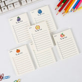 ELMAS Simple Memo Pad Tearable Kawaii Fruit Notes - Al Masam Stationery LLC