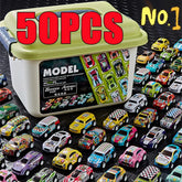 ELMAS New 50-10PCS Mini Alloy Car Set with Storage Box - Al Masam Stationery LLC