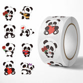 ELMAS Adorable Panda Cartoon Stickers - 100-500pcs Set - Al Masam Stationery LLC